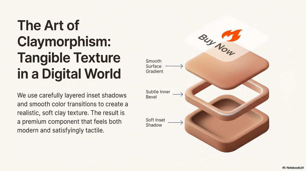 Clay Fire Button is a premium claymorphism