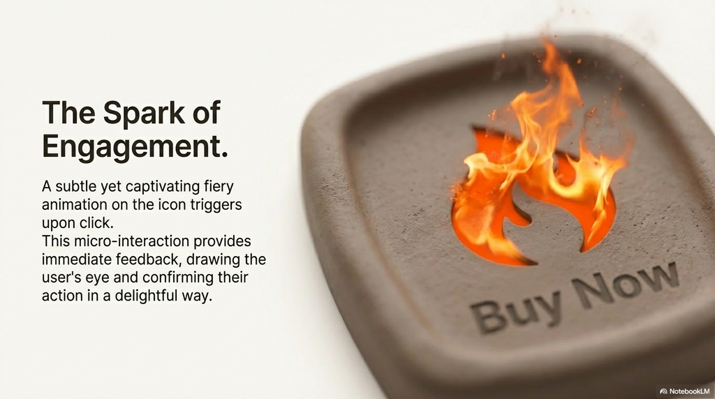 Clay Fire Button is a premium claymorphism